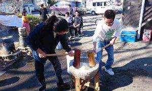 餅つき大会