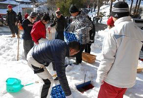 2013年2月3日　雪合戦　本番